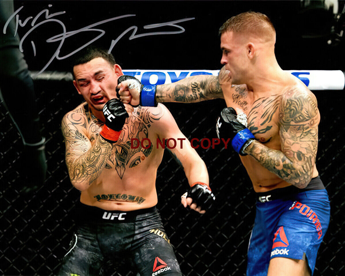 Dustin Poirier - Autographed Signed 8x10 Photo Poster painting (UFC MMA) Reprint