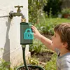 Tuyas WiFi Water Timer Smart Valve Controller Brass Inlet & Outlet Automatic Garden Irrigation Machine APP Voice Control Intelligent Sprinkler Timer for Home Garden Planter
