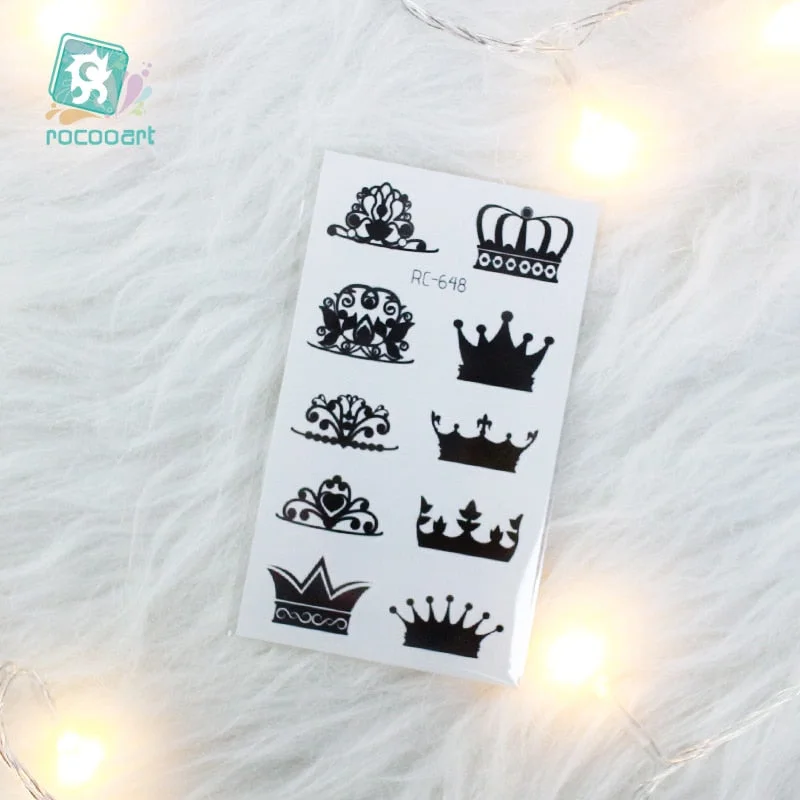 2020 Couple Temporary Tattoos Fashion Cool Body Art Beauty Makeup Valentine's Day Tattoo Waterproof Hand Fake Tatoo 10.5x6cm