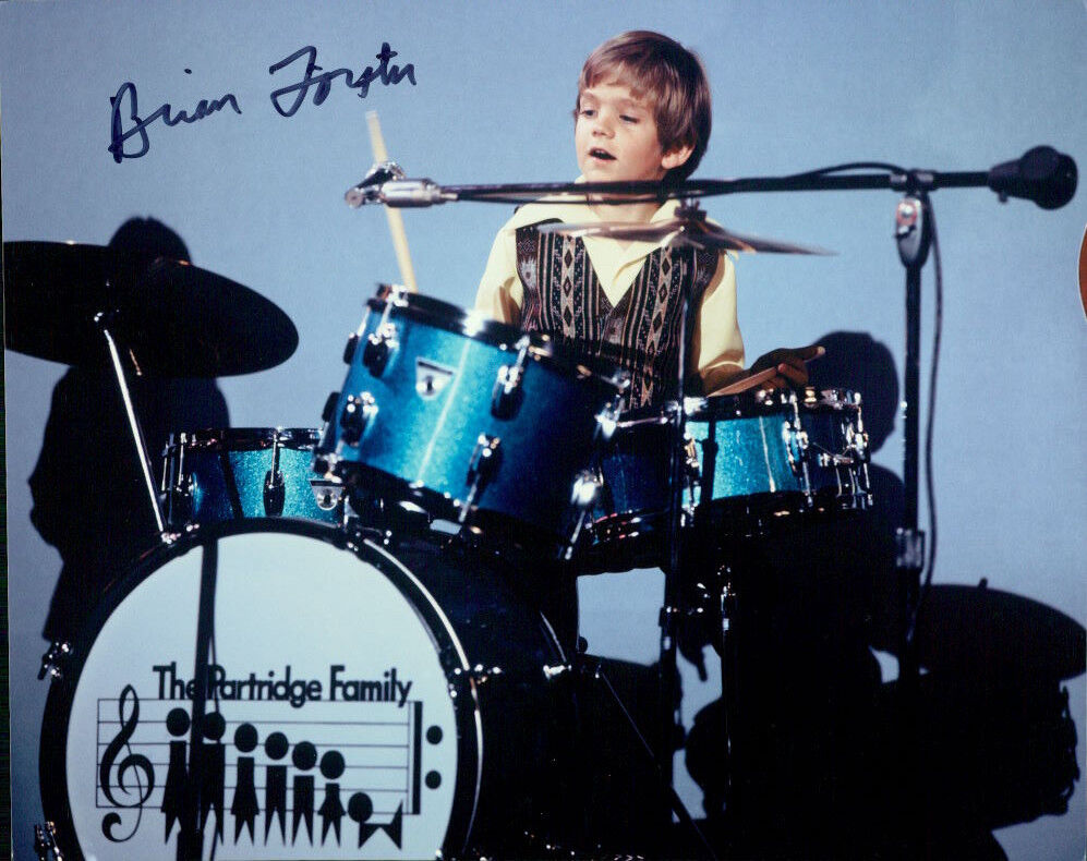 Brian Forster (The Partridge Family) signed authentic 8x10 Photo Poster painting COA