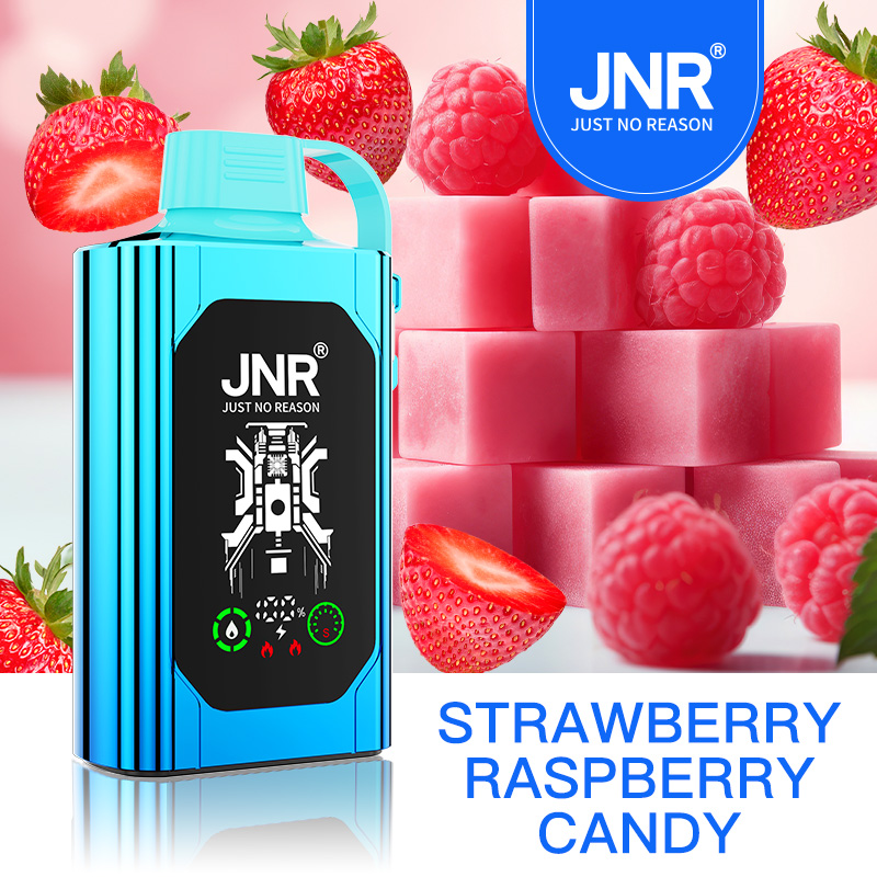 JNR Shisha Hookah Box 30K Disposable Vape-Strawberry Raspberry Candy Best Vape