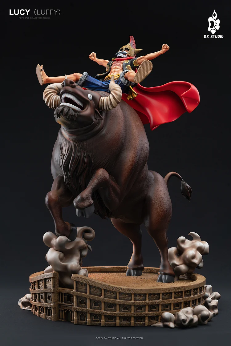 DX Studio - One Piece Monkey D. Luffy on a Bull Statue(GK)-