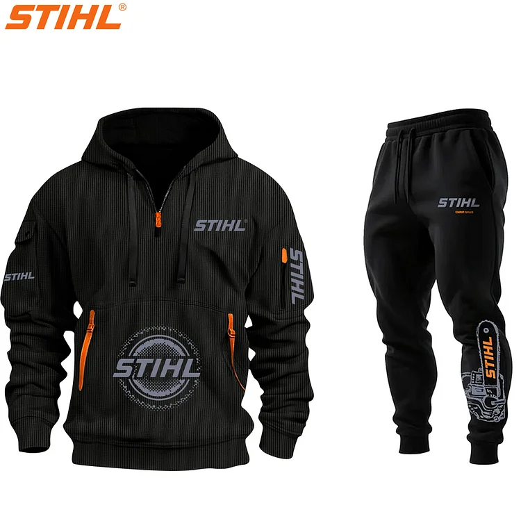 Nov&aacute; limitovan&aacute; ed&iacute;cia p&aacute;nskej pracovnej bundy a nohav&iacute;c STIHL
