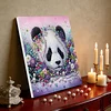 Kit de peinture en perles Panda diamond art avec cadre 9,84x9,84 pouces cadeau pour adultes