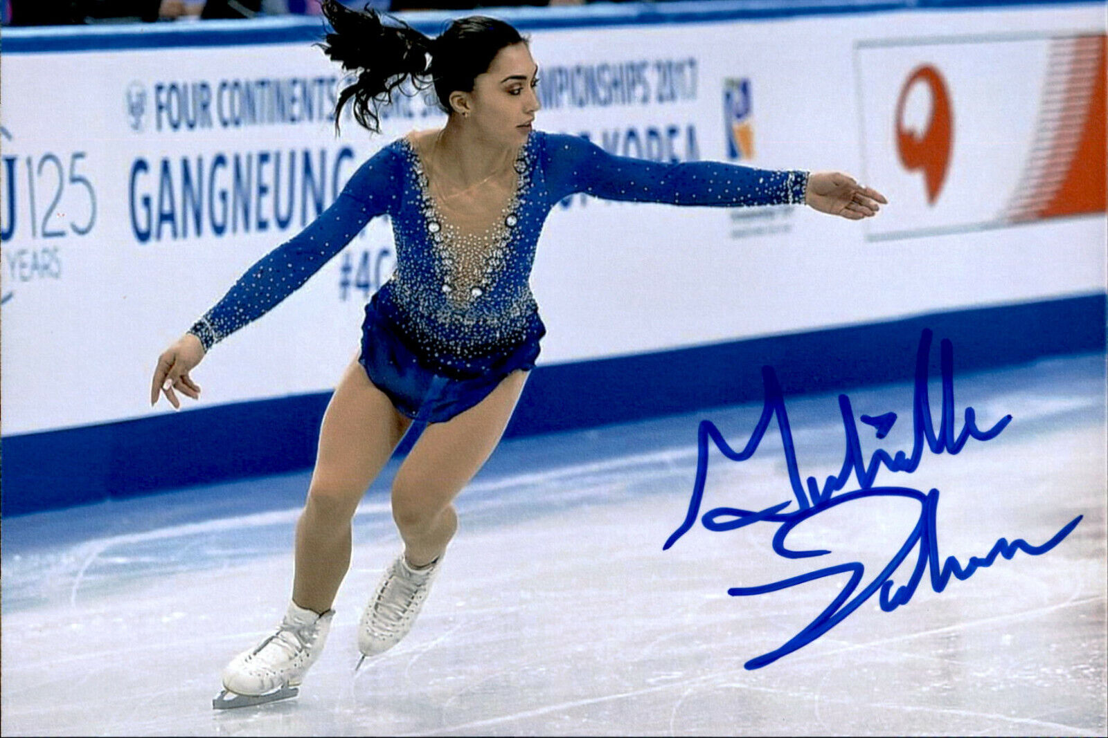 Gabrielle Daleman SIGNED 4x6 Photo Poster painting Figure Skating CANADIAN NATIONAL CHAMPION