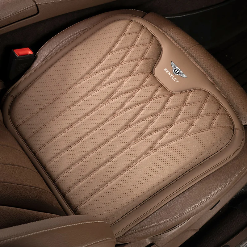 All-Season Universal Nappa leather Seat Cushions (with Logo)