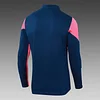 2023/2024 Lyon Half-Pull Training Suit Royal blue Football Shirt Set love fball
