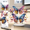  5D DIY Special Shape Diamond Painting Acrylic Desk Ornament Butterfly Decor Kit