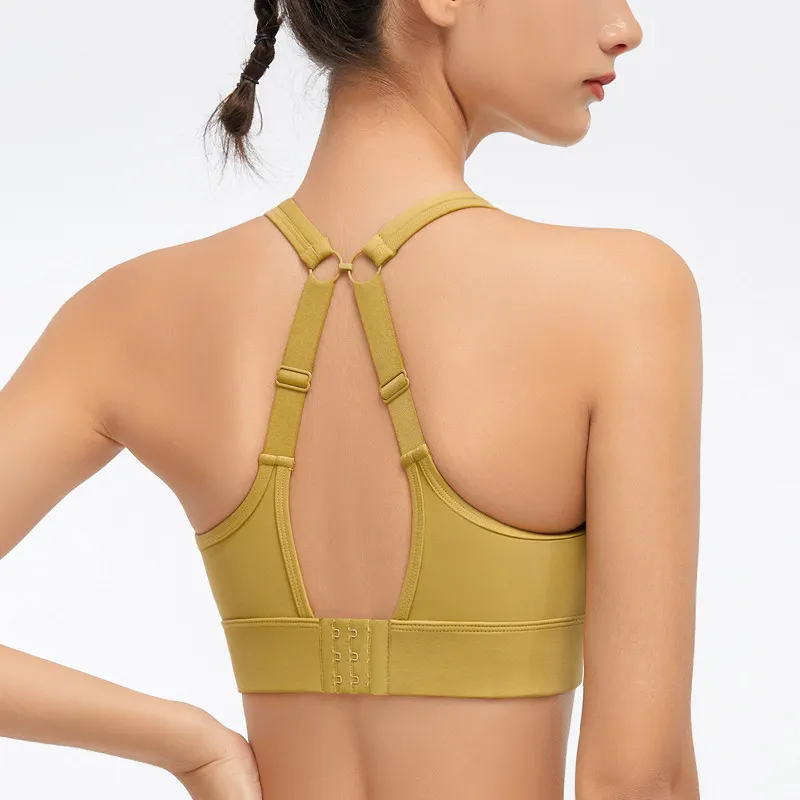 Pure Color Sports Bra Tank Tops