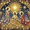 (4-Pack)Faith-Partial Special Shaped Diamond Painting 30*30CM
