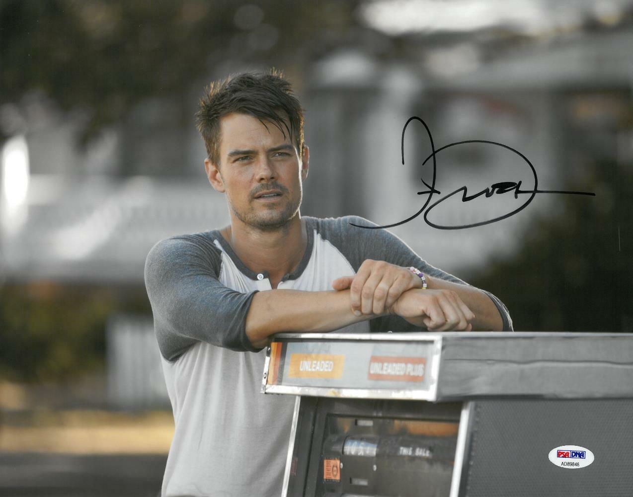 Josh Duhamel 签名避风港正品亲笔签名 11x14 照片 psa/dna#ad89848