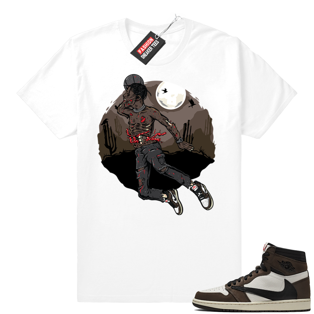travis scott 1s white