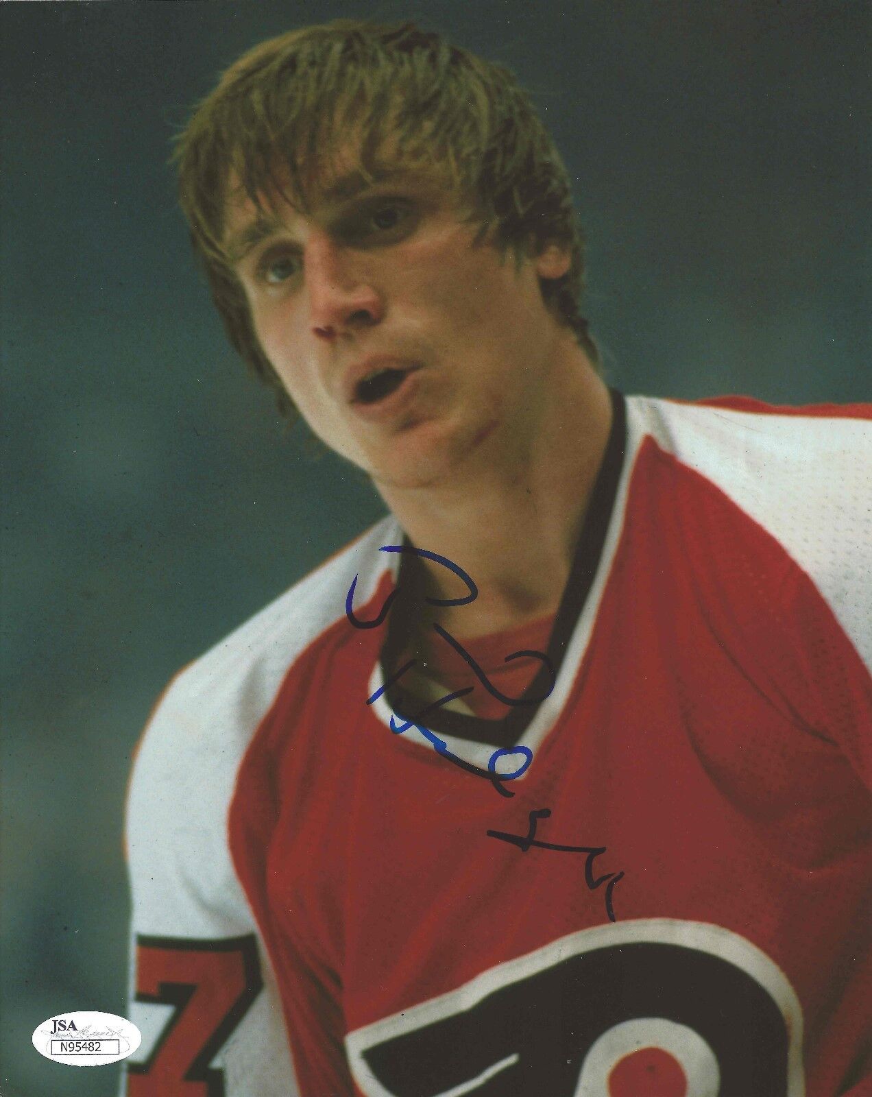 Paul Holmgren REAL hand SIGNED 8x10 Photo Poster painting JSA COA #1 Philadelphia Flyers NHL