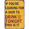 Funny Warning - Vintage Metal Signs(8*12Inch) - Bar