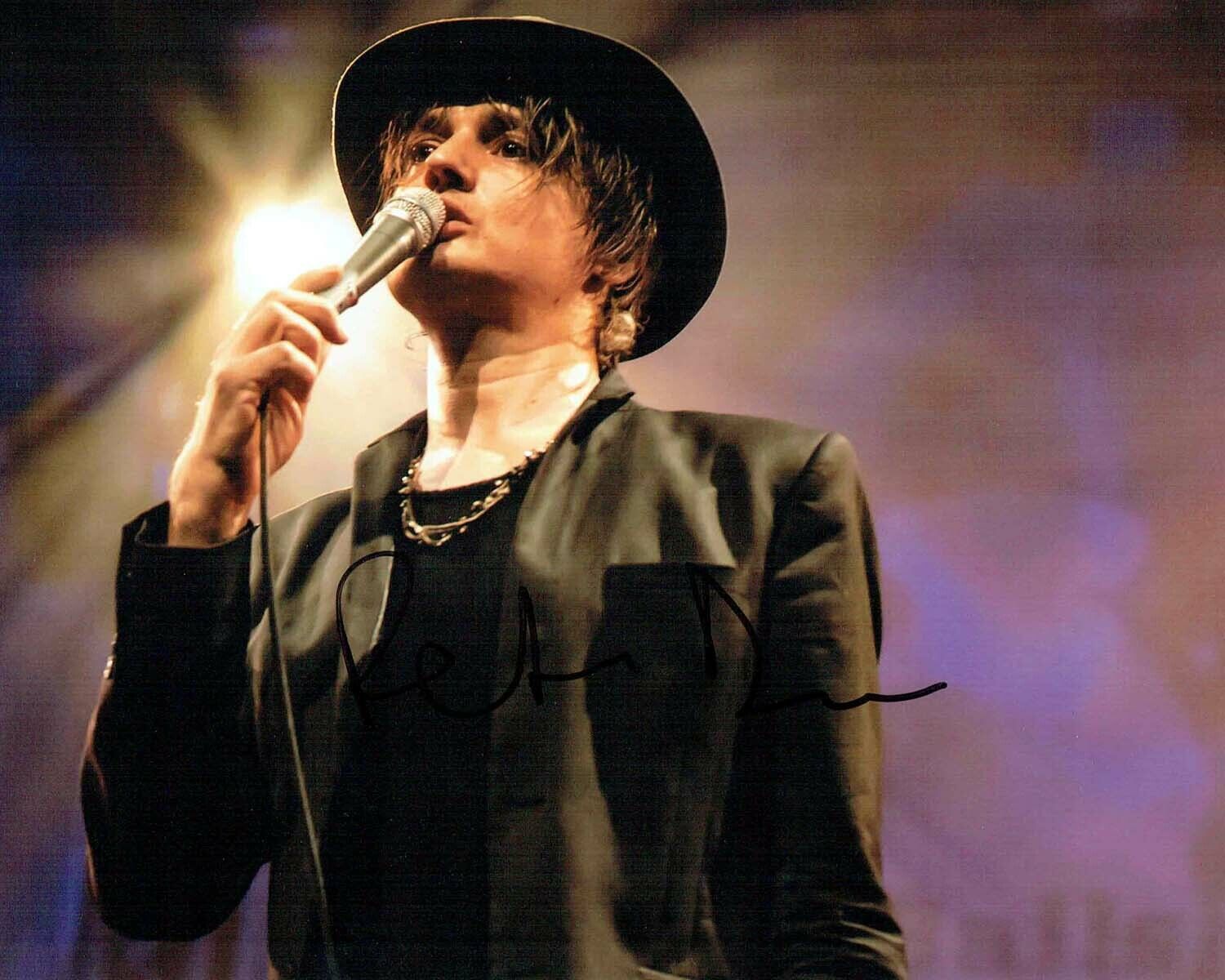 Pete DOHERTY SIGNED Autograph 10x8 Photo Poster painting 3 AFTAL COA Libertines Baby Shambles