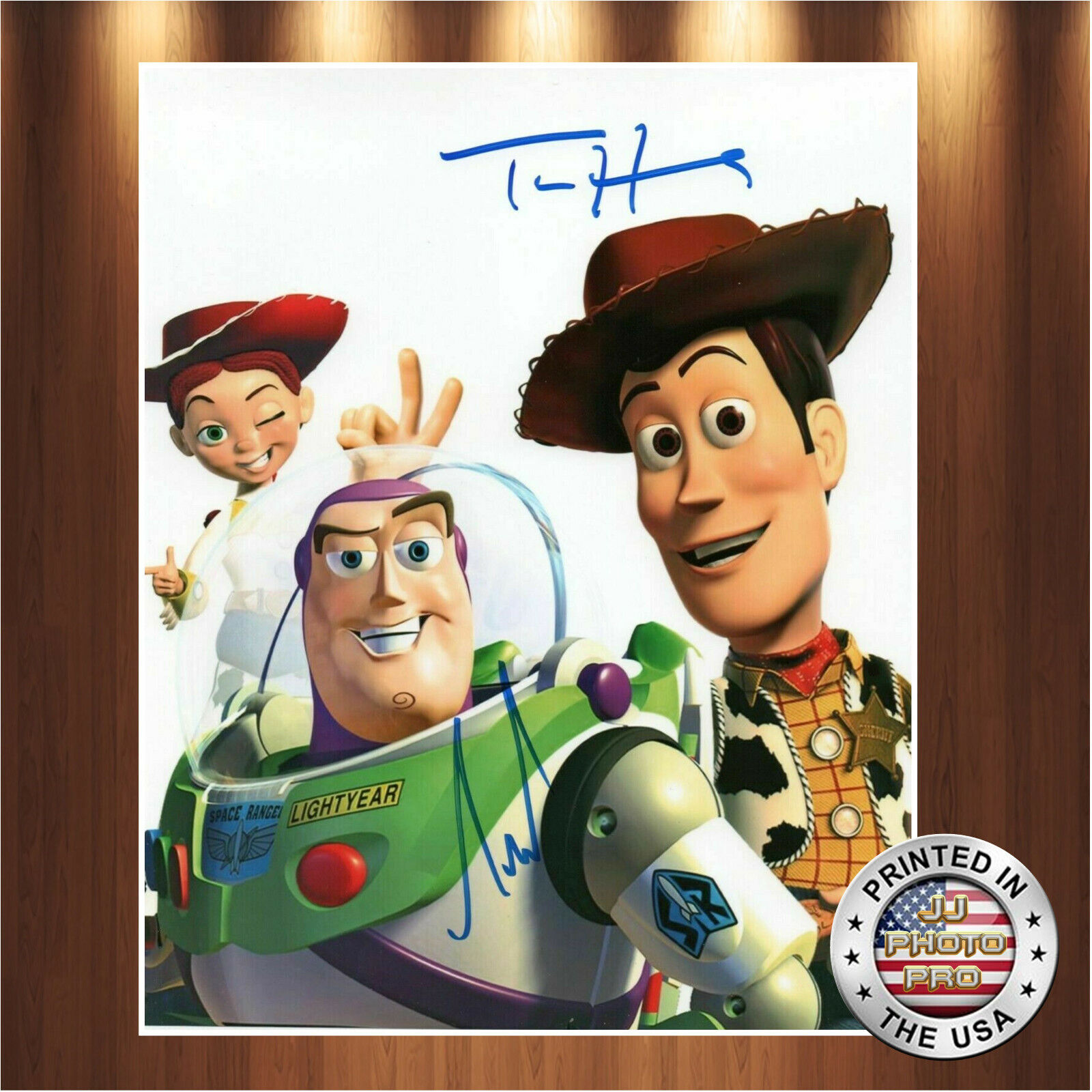 Tom Hanks Tim Allen Autographed Signed 8x10 Photo Poster painting (Toy Story) REPRINT