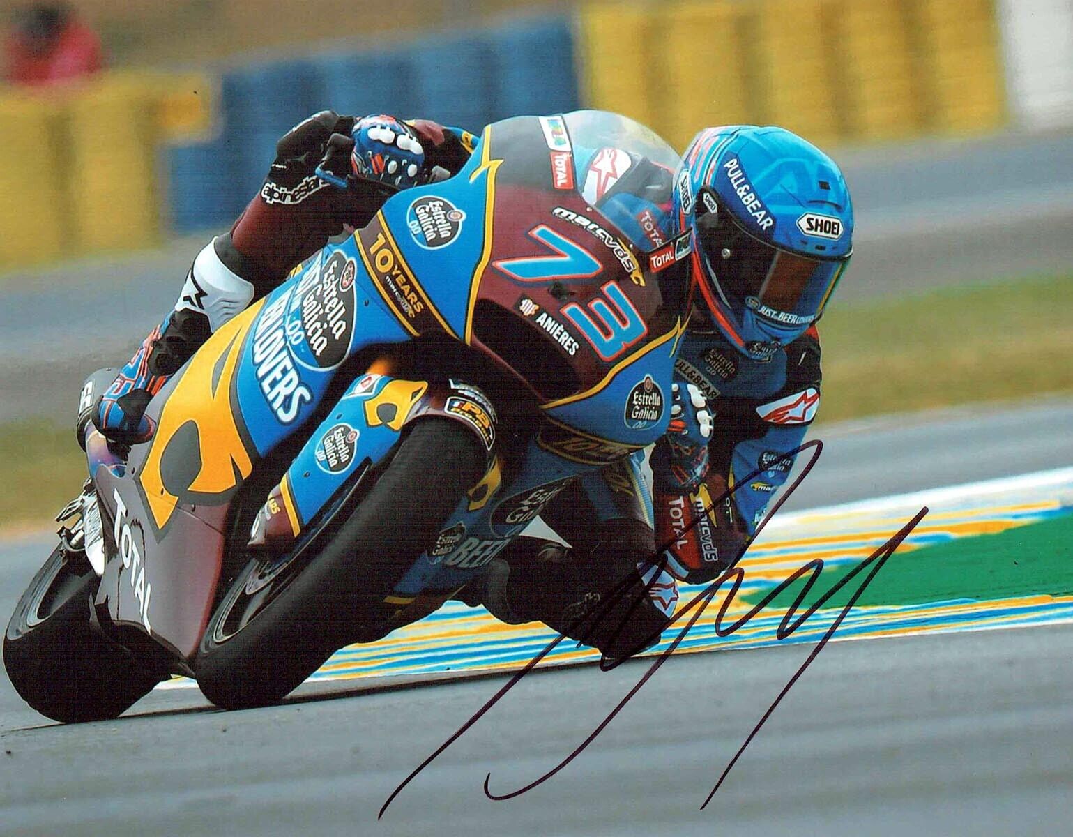 Alex MARQUEZ 2019 SIGNED Autograph 12x8 Photo Poster painting 2 AFTAL COA Marc VDS Rider