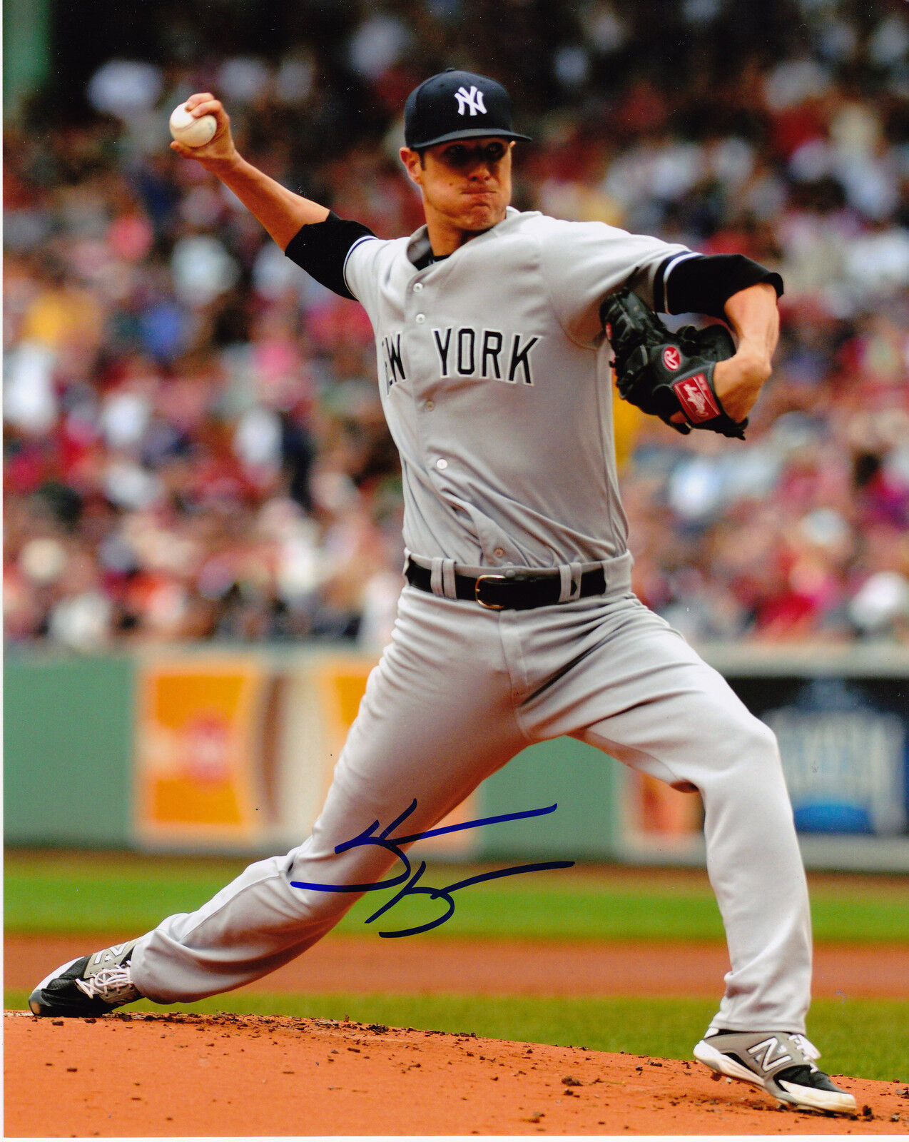 SHANE GREENE NEW YORK YANKEES ACTION SIGNED 8x10