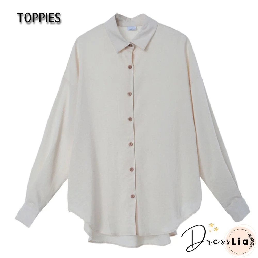 Toppies Women Two Piece Set Casual Shirt Office Lady Long Sleeve Blouse Chic Elastic Waist Summer Long Trousers Pants