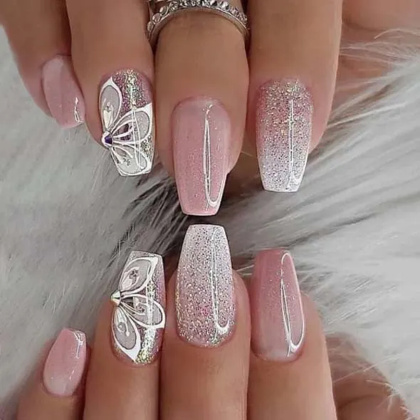 Churchf Transparent Nude Nail Polish Glue 2025 New Spring And Summer Net Red Popular Color Nail Salon Special Set Set
