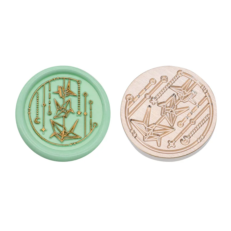 Diy Fire Lacquer Round Sealing Wax Stamp Head 25Mm gbfke