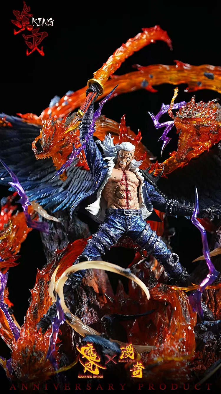 More Fun Studio & Monkey D. Studio - One Piece King the Wildfire Statue(GK)-