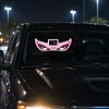 Dynamic Breathing Solar LED Car Window Warning Light Demon Eye