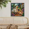 Garden Girl-Full Round Diamond Painting 40*40cm