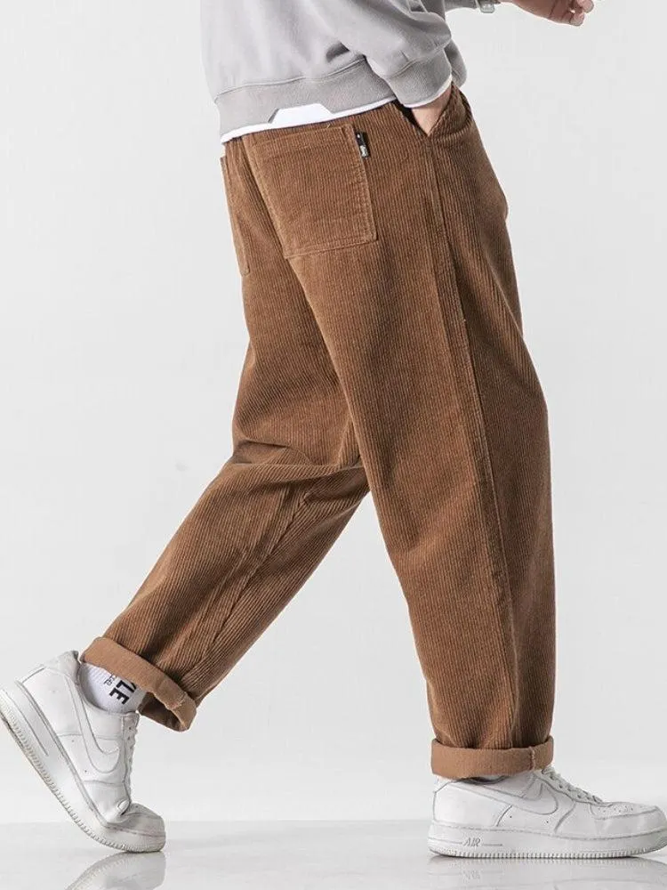 Brownm Boy Corduroy Jogger Pants