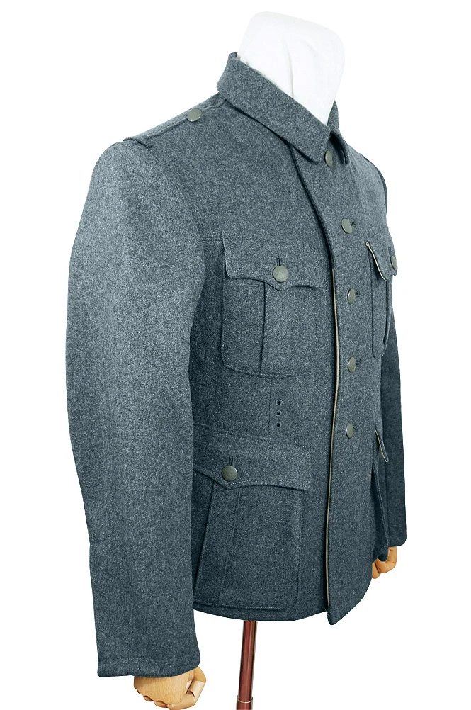   Elite German M1940 EM Italian Field Wool Tunic Feldbluse Blue Green Grey German-Uniform