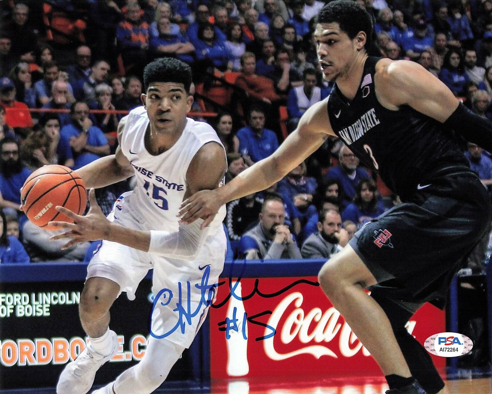 CHANDLER HUTCHISON signed 8x10 Photo Poster painting PSA/DNA Boise State Broncos Autographed