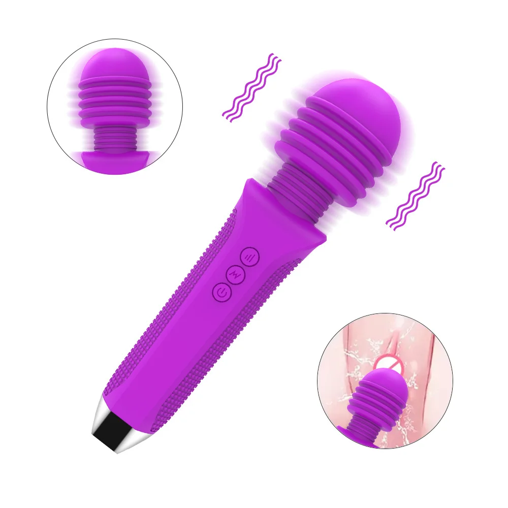 Powerful Vibrator G-spot Orgasm Massager Wand Clitoral Masturbator Vibrators Rosetoy Official