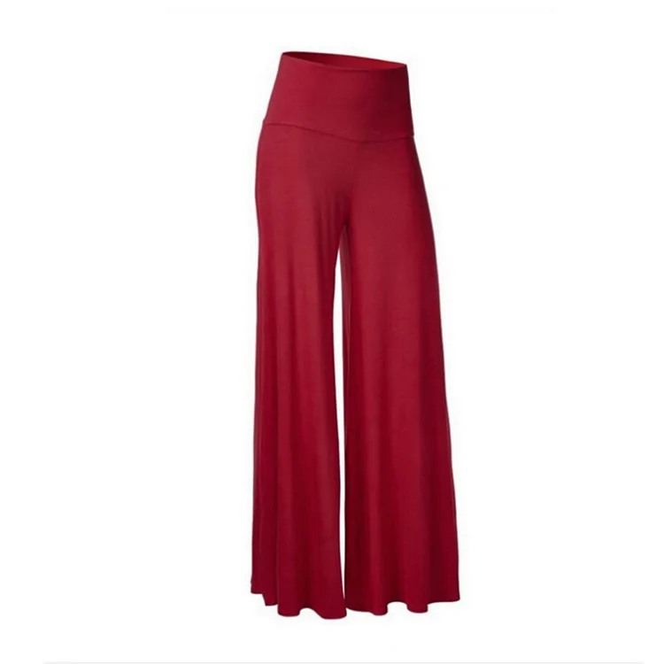 Women's Palazzo Lounge Pants Casual Comfy Wide Leg Solid