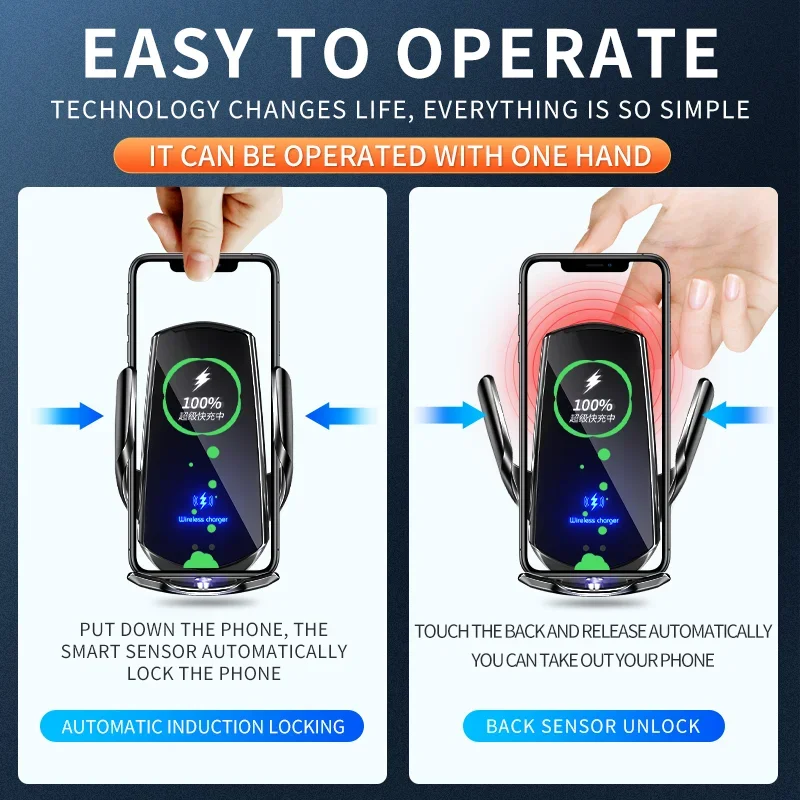 🔥HOT SALE🔥Car Logo Customized Mobile Phone Holder For Wireless Charging In The Car