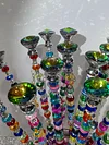 Beaded Fairy Garden Stakes / Home Decor