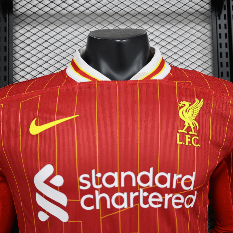 2024/2025 Long Sleeve Player Version Liverpool Home Football Shirt 1:1 Thai Quality