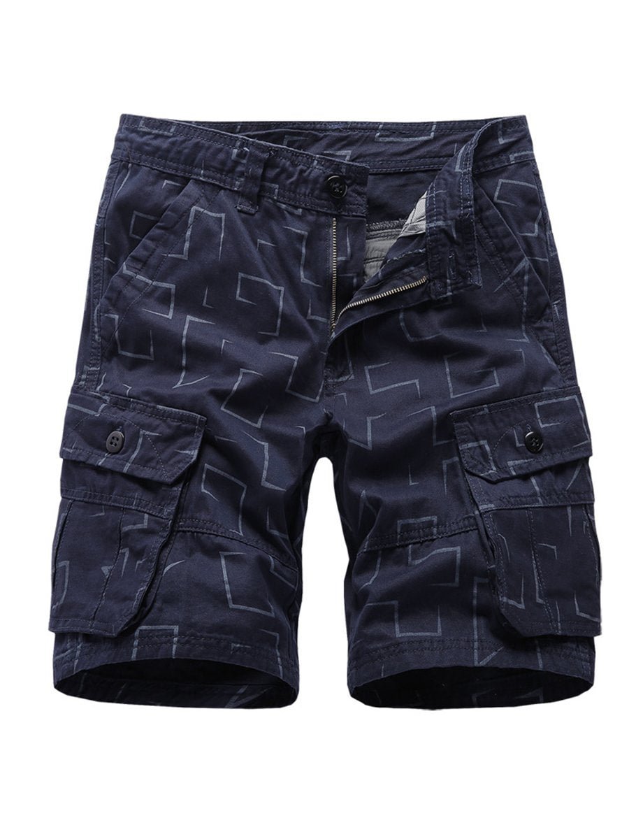 Men Pockets Casual Sports Shorts-13