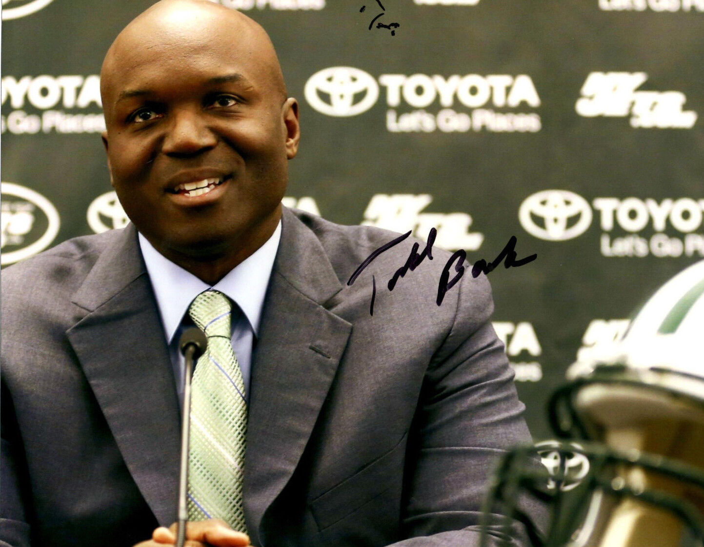 Todd Bowles New York Jets hand signed autographed 8x10 football Photo Poster painting COA c