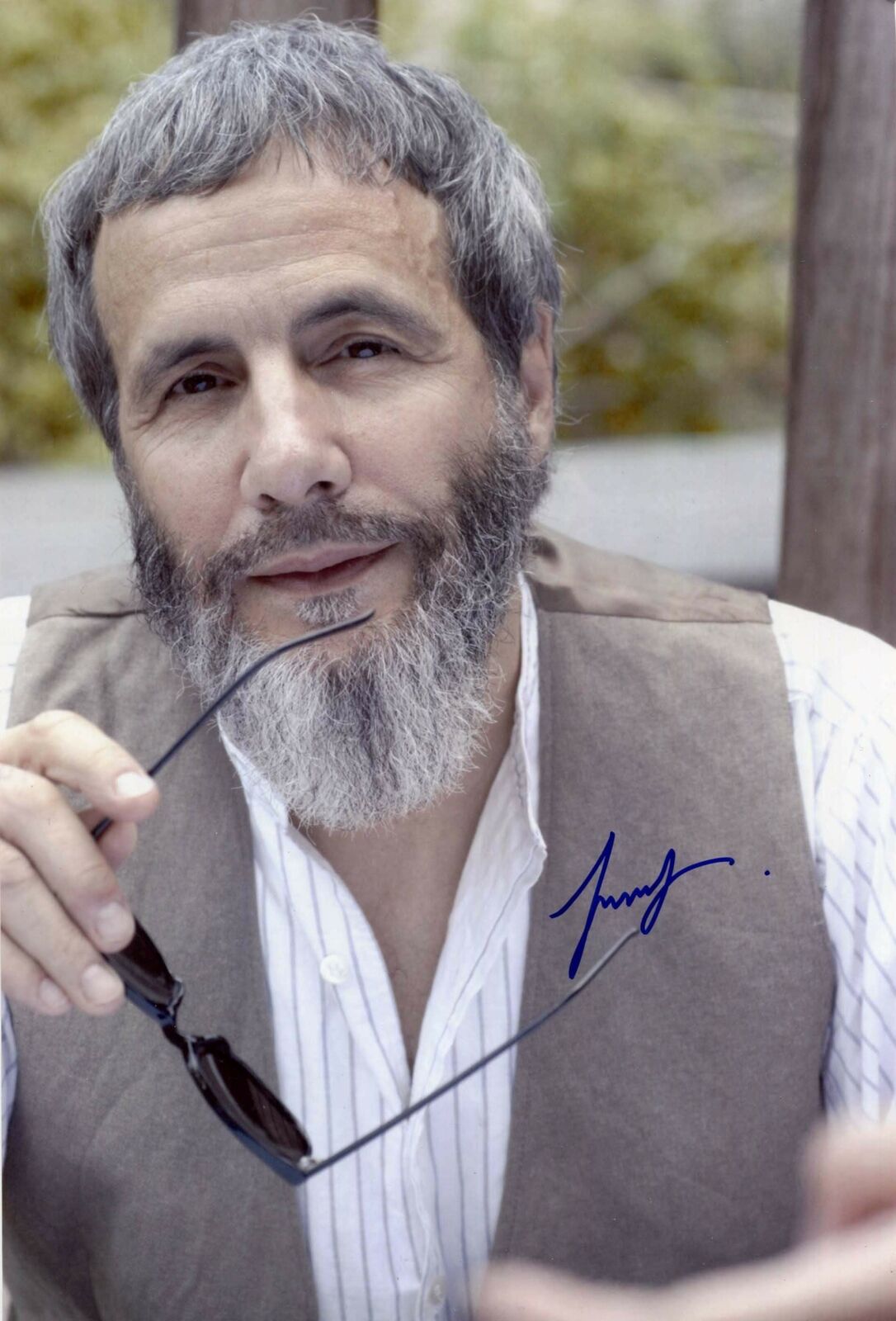 YUSUF ISLAM Cat Stevens SINGER - SONGWRITER autograph, signed Photo Poster painting