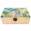5D DIY Diamond Painting Handmade Wood Storage Box Crystal Storage Case (Rabbit)