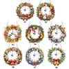 DIY Christmas Acrylic Diamond Painting Clock Pendant Hanging Kit