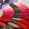 50 Colors Embroidery Thread Hand Cross Stitch Floss Sewing Skeins Craft