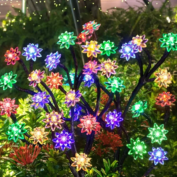 Last Day 70% OFF - 🔥IP65 Waterproof Solar Powered Cherry Blossom Lights