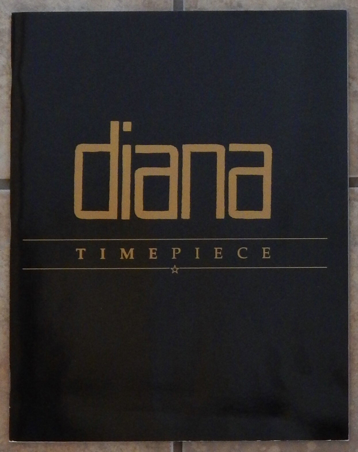 ORIGINAL DIANA ROSS TIMEPIECE 1989 TOUR CONCERT PROGRAM BOOK AMAZING Photo Poster paintingS NM