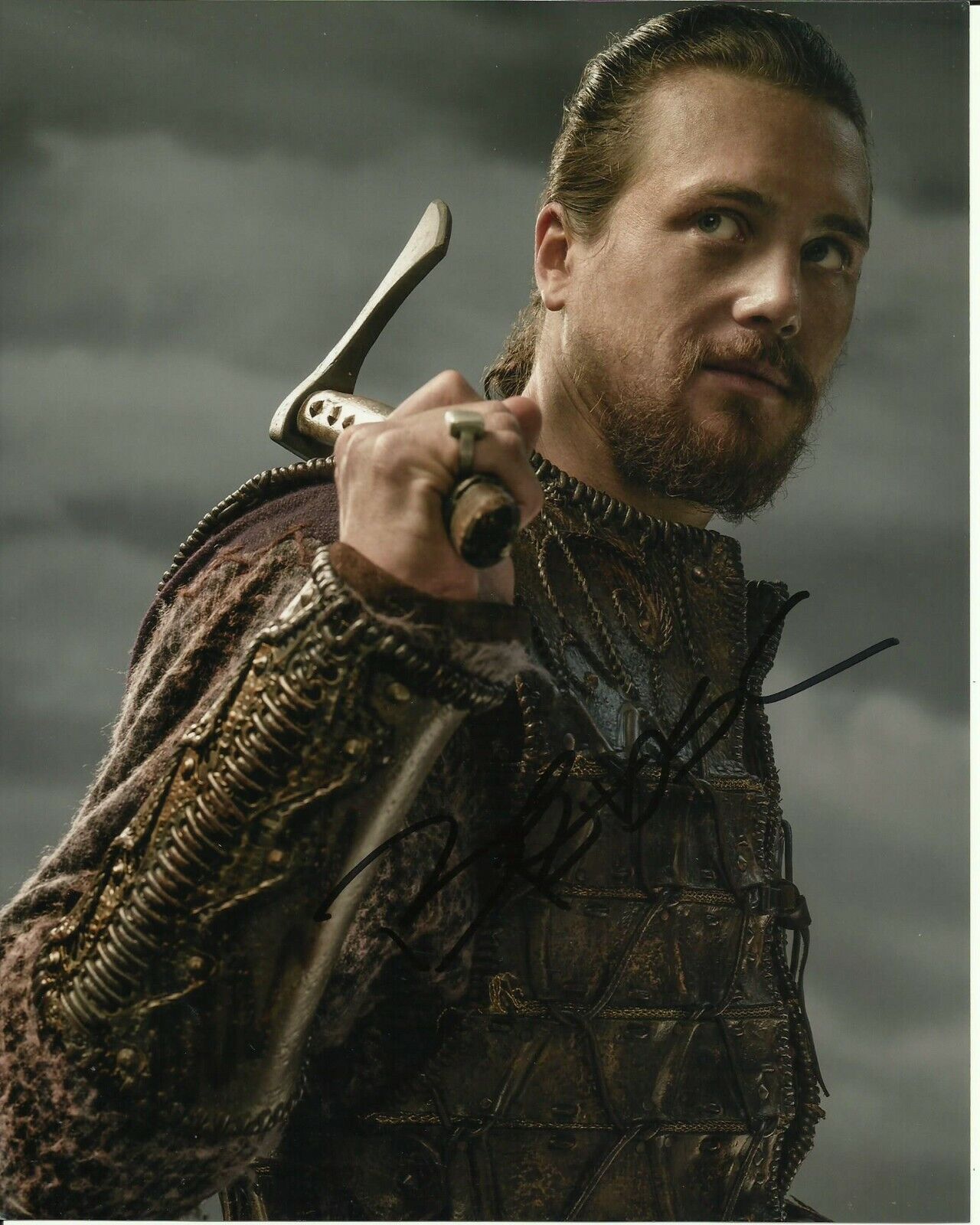 BEN ROBSON SIGNED VIKINGS Photo Poster painting UACC REG 242