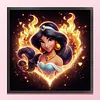 Cartoon-7 Full 14CT DIY Stamped Cross Stitch Kits Needlework Embroidery Kit 11.81x11.81inch Cross Stitch Art and Crafts Kits for Beginners Adults Home Decor