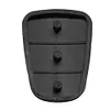 3 Buttons Rubber Pad for Flip Remote Car Key Shell (w/ Letter)