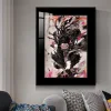 Ink Style Nezuko Kamado Decorative Painting - Demon Slayer: Kimetsu No Yaiba Decorative Painting - JuZi Studio