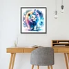 Diamond Painting-DIY Full Round Drill Shining Lion