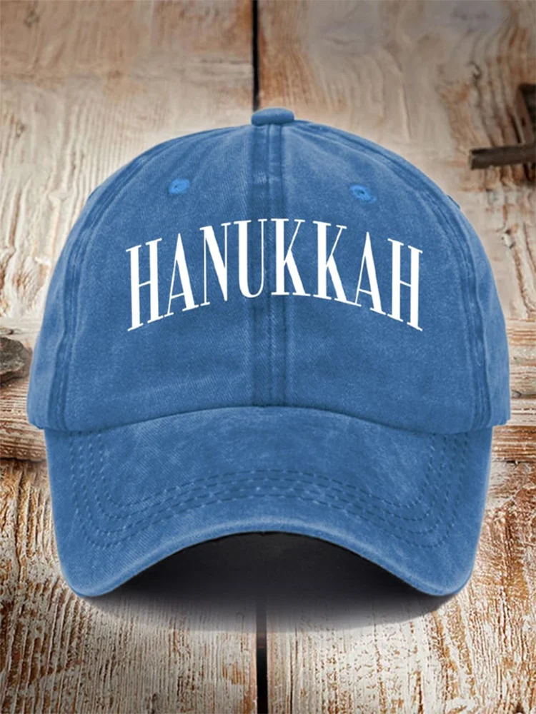 Unisex Hanukkah Print Hat